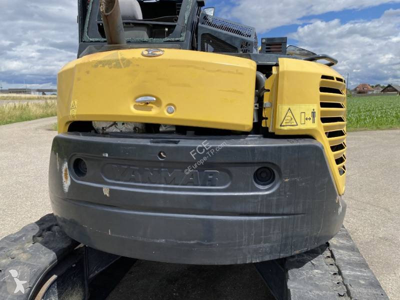 جرافة Yanmar SV 100-2A -1er Main endommagée