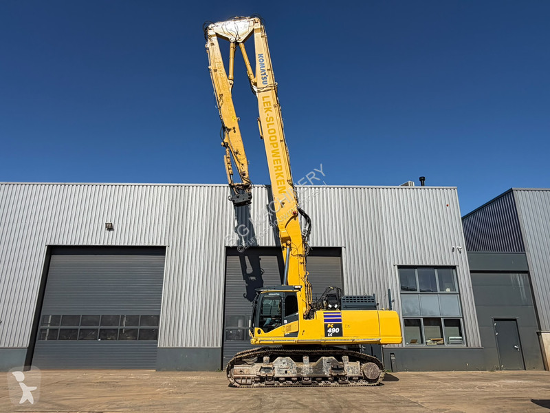 جرافة Komatsu PC490HRD10 - 28m Demolition Boom