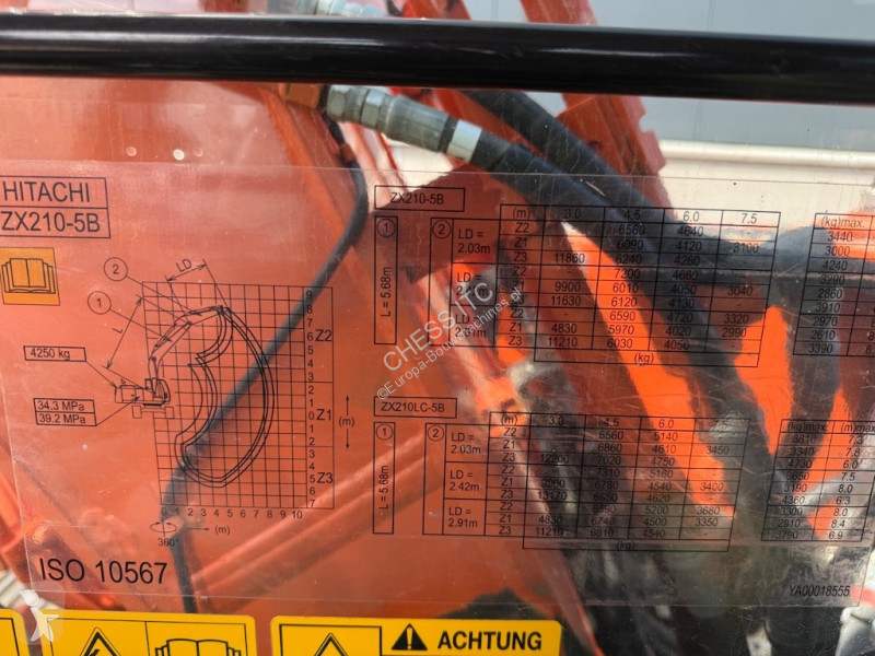 Skovl Hitachi LC5B - only 3 mtr wide
