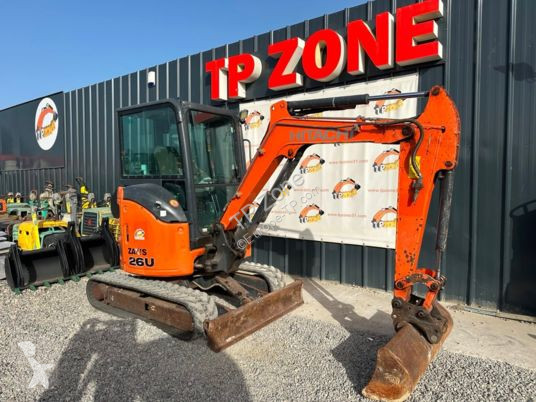 Rýpadlo Hitachi zx26u-5a cr cabine à 22 900 € ht