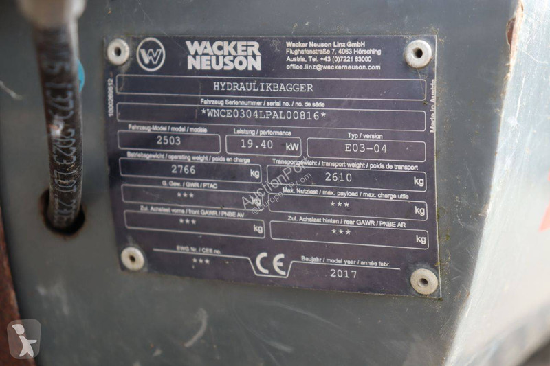 Rýpadlo Neuson 2503