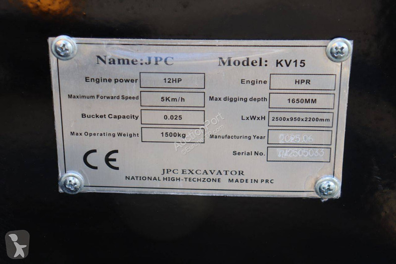 Rýpadlo JPC KV15