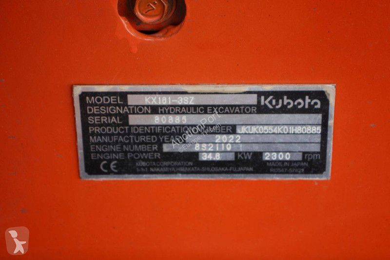 Rýpadlo Kubota KX161-3a