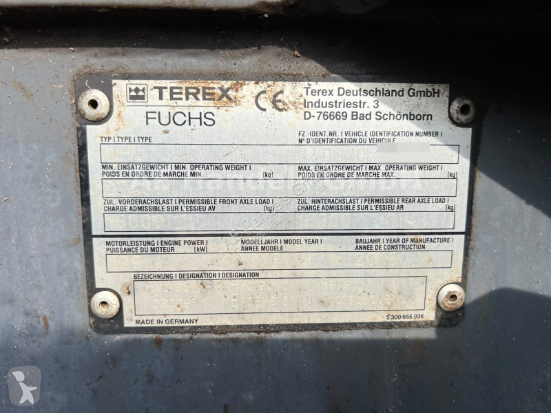 Багер Terex Fuchs  *Klima/Kamera/Radio