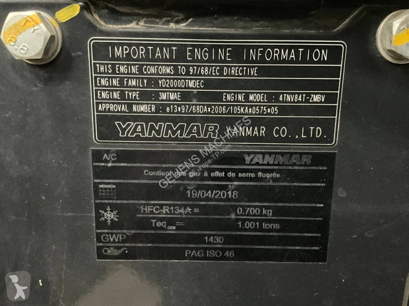 جرافة Yanmar Vio 57-6 A