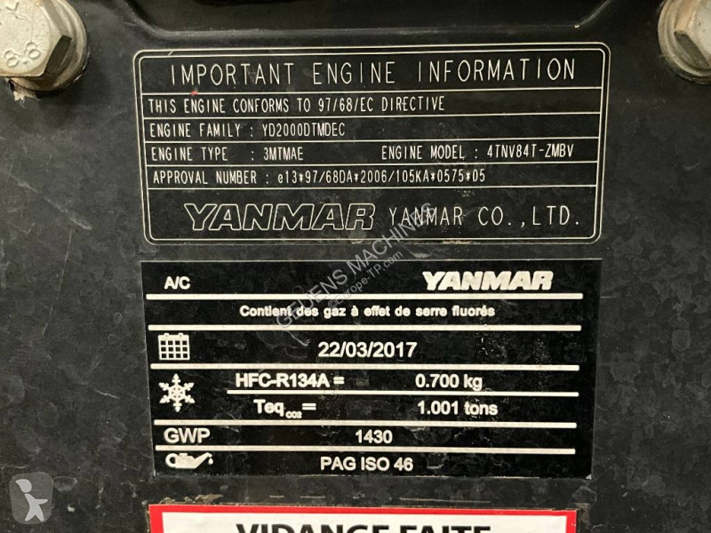 Excavator Yanmar Vio 57-6 U