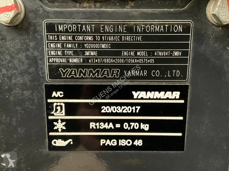 Excavator Yanmar Vio 57-6 A