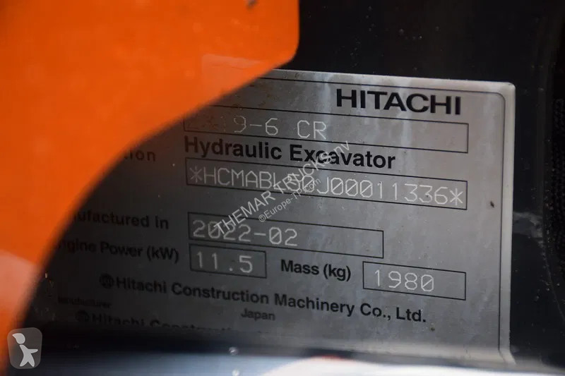 Excavator Hitachi ZX19.6 CR