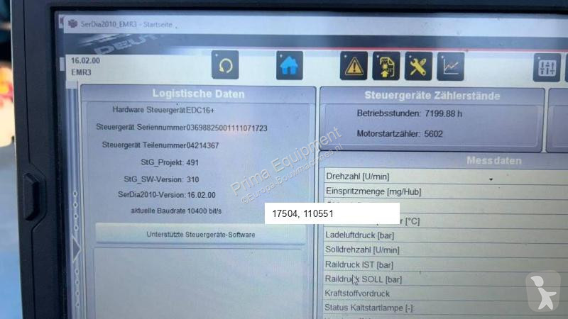 Skovl Fuchs MHL360D with low hour engine + grapple