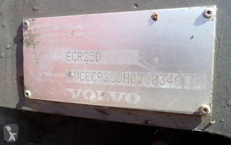 Skovl Volvo minipelle sur chenilles diesel