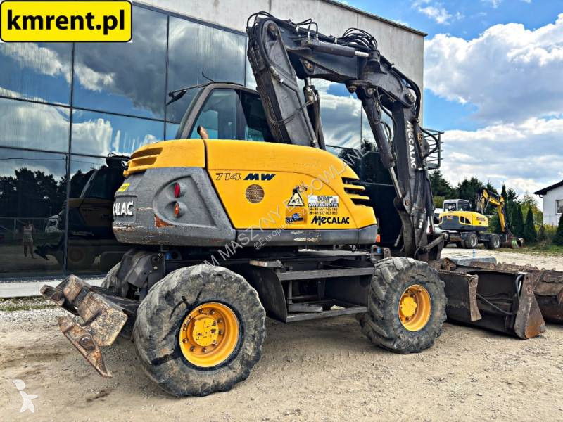 Excavator Mecalac 714 MW KOPARKA KOŁOWA 2010R....