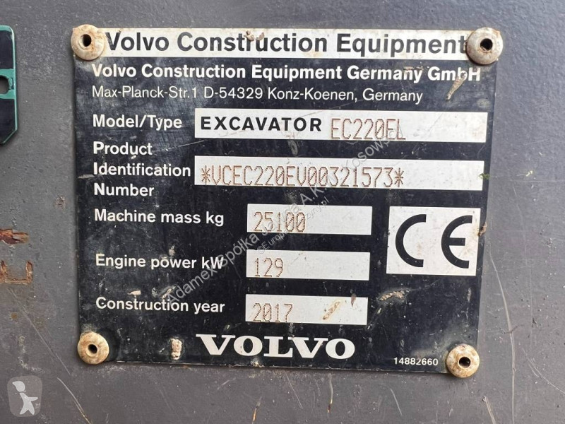 Lopatový nakládač Volvo EC 220 EL