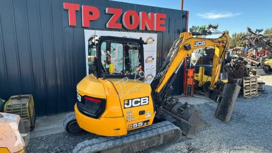جرافة JCB 55z-1 powertilt à 25 900 € ht