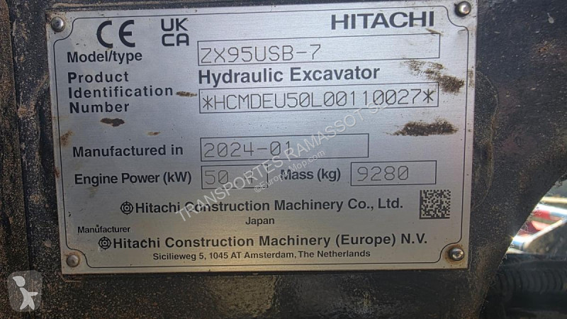 جرافة Hitachi  ZX95USB-7