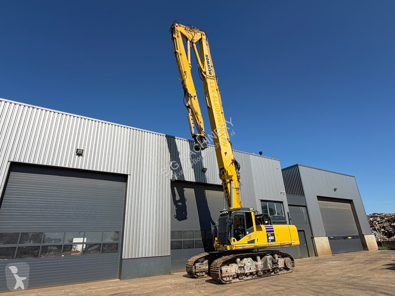 جرافة Komatsu PC490HRD10 - 28m Demolition Boom