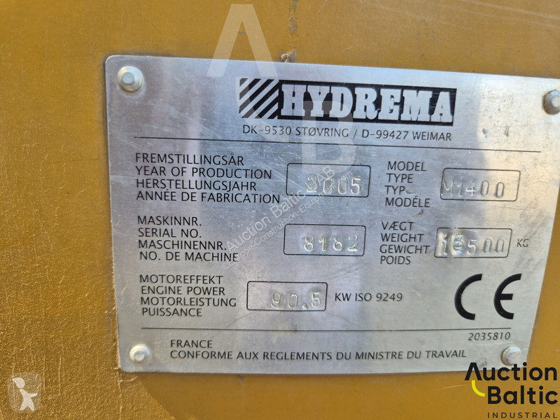 Lopatový nakládač Hydrema M 1400