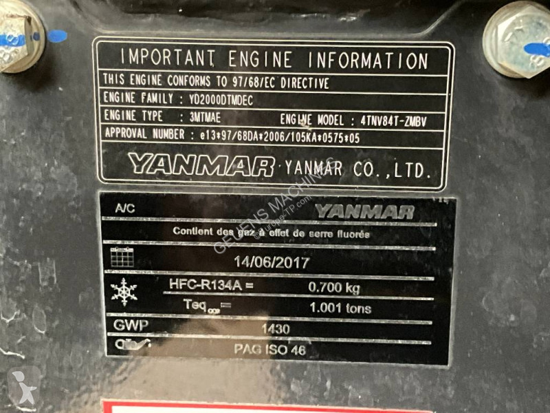 Skovel Yanmar Vio 57-6 A