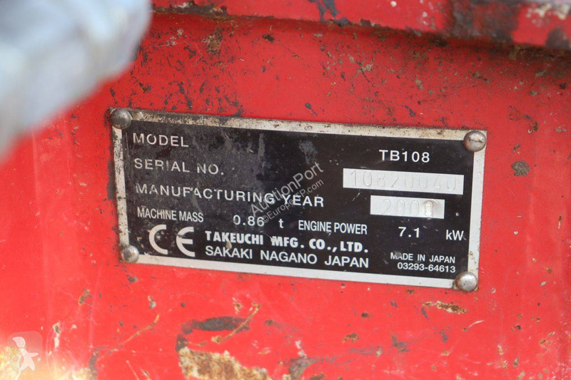 Excavadora Takeuchi