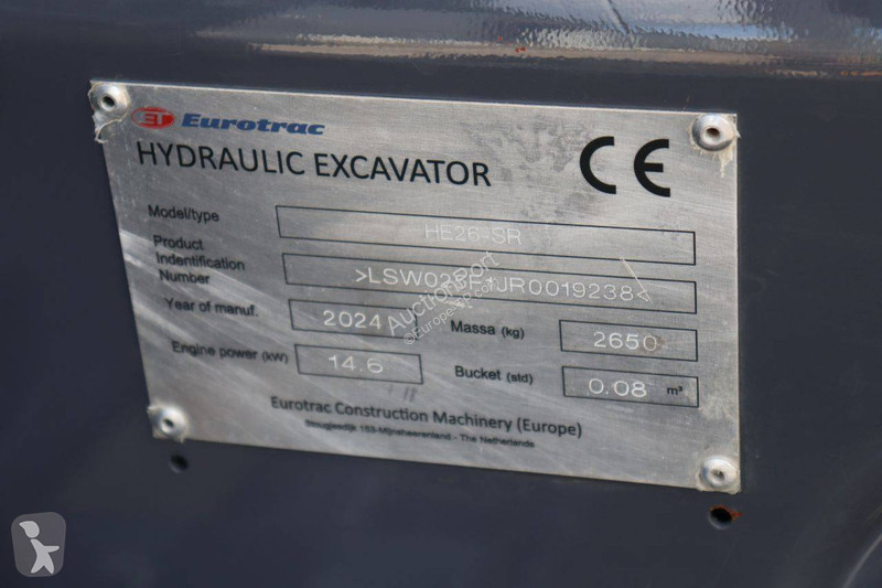 جرافة Eurotrac HE26SR