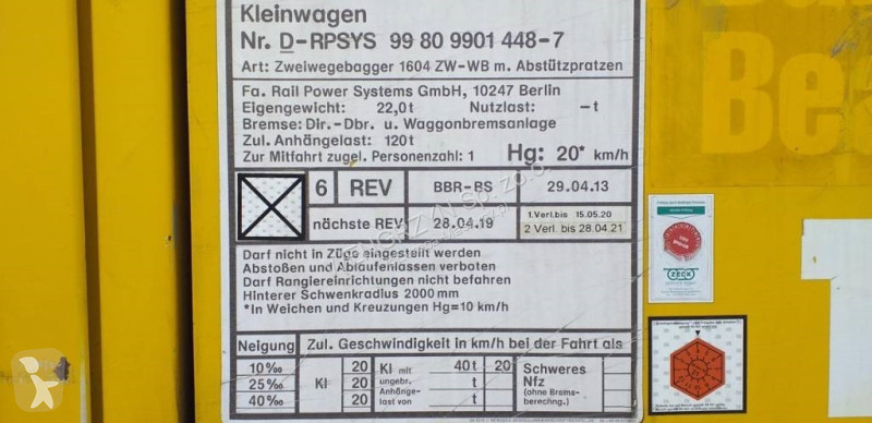 Rýpadlo  Koparka dwudrogowa ATLAS - TEREX 1604 KZW