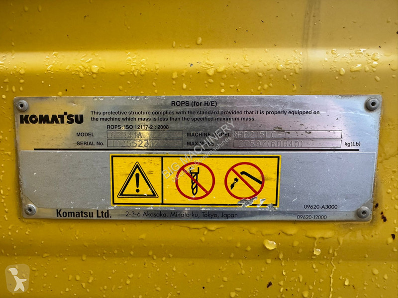 Lopatový nakládač Komatsu HB215LC-1 HB