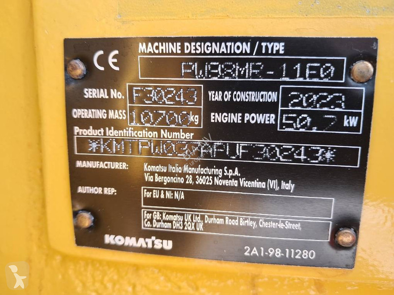 Escavatore Komatsu MR-11E0