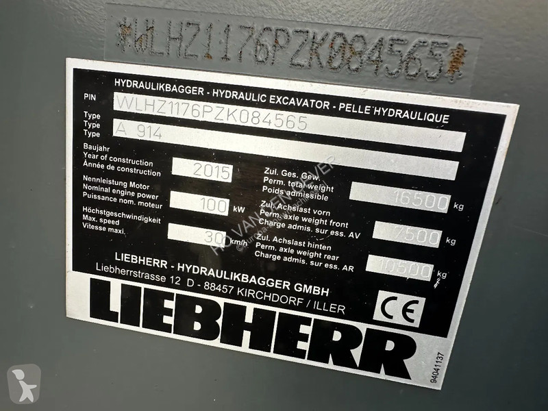Excavator Liebherr A