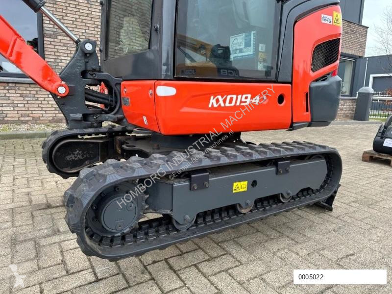 Escavadora Kubota KX019-4 Mini Graver Rups...