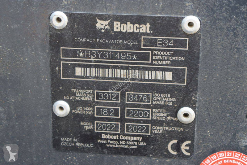 جرافة Bobcat E34