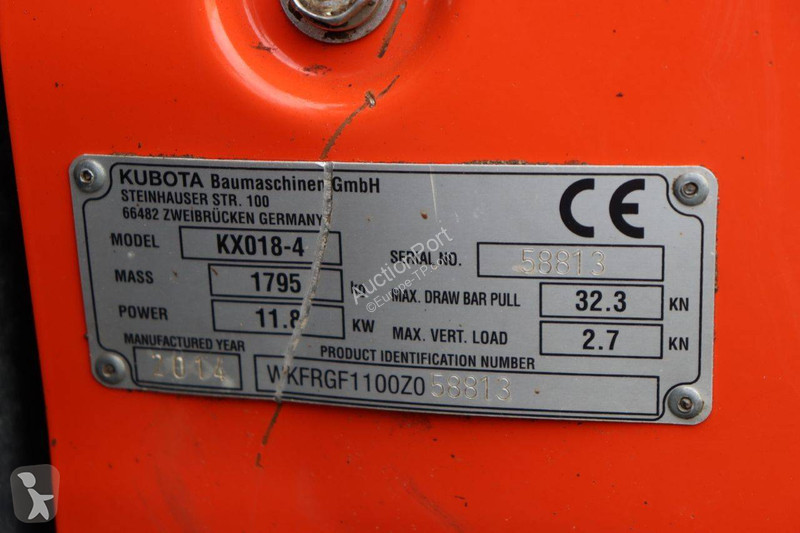 Graafmachine Kubota KX018-4