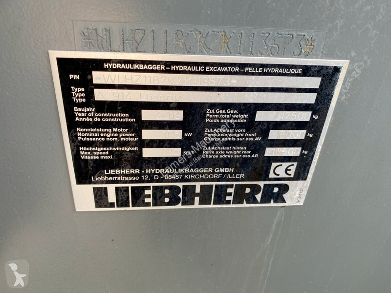 Excavator Liebherr A NVT