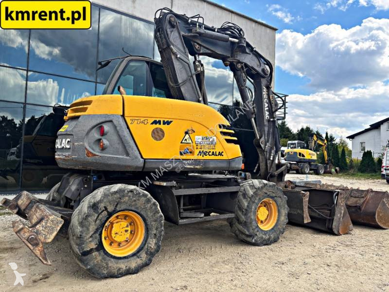 Excavator Mecalac 714 MW KOPARKA KOŁOWA 2010R....