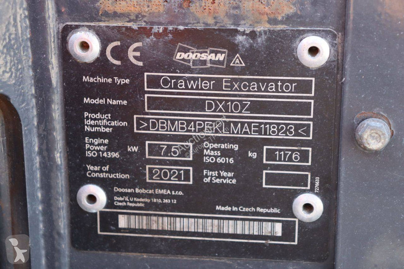 Skovl Doosan DX10Z