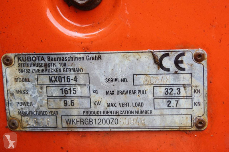 Excavadora Kubota