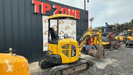 Rýpadlo Komatsu pc26mr-3 à 21 500 € ht