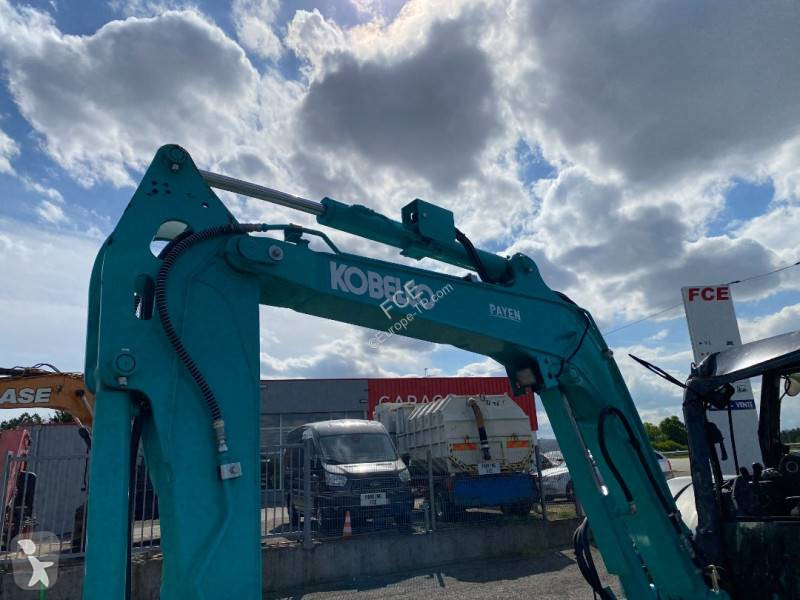 Rýpadlo Kobelco SK58/SRX-7 1er Main endommagée