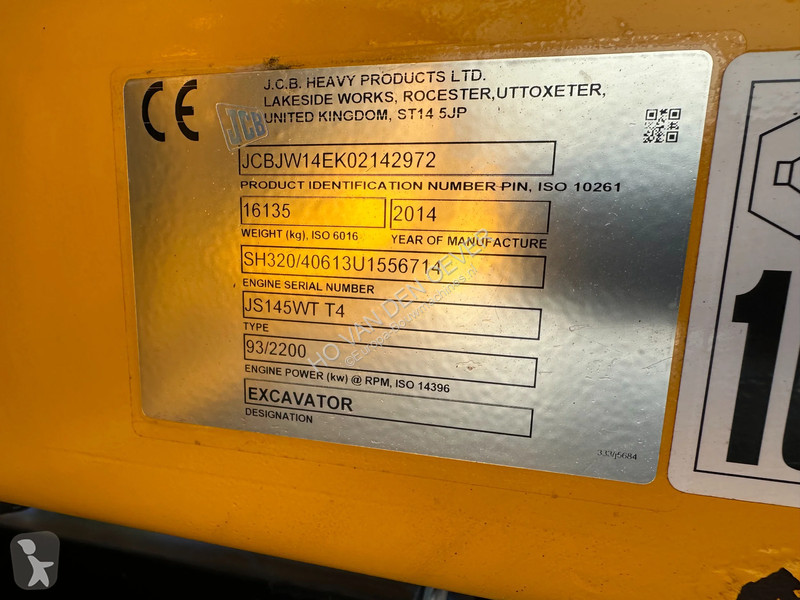 Rýpadlo JCB JS145