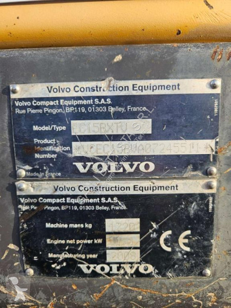 Escavatore Volvo EV15BX-TV