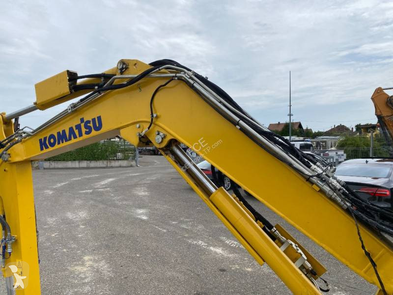 Rýpadlo Komatsu PC58MR-5 E0 endommagée