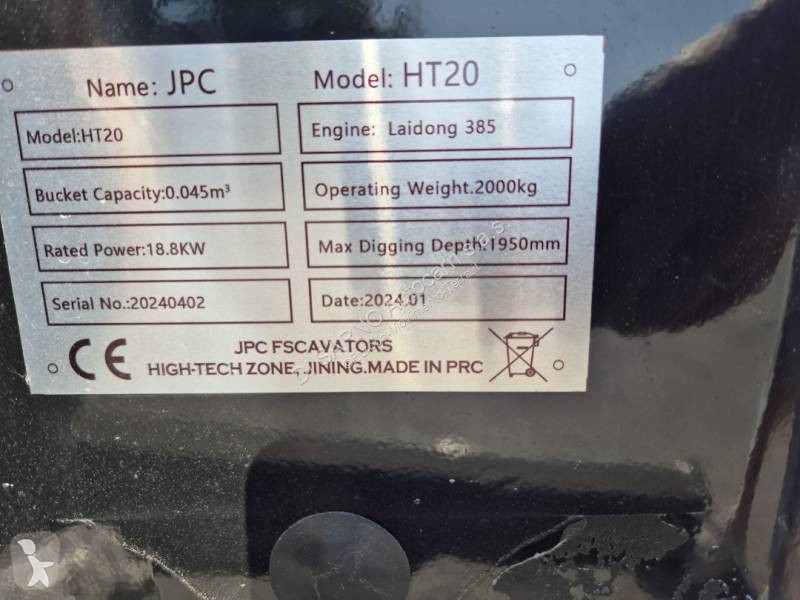 Lopatový nakládač JPC HT20
