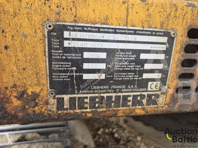 Skovl Liebherr R  B HD S L Litronic