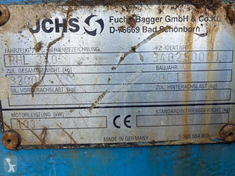 Rýpadlo Fuchs RHL340
