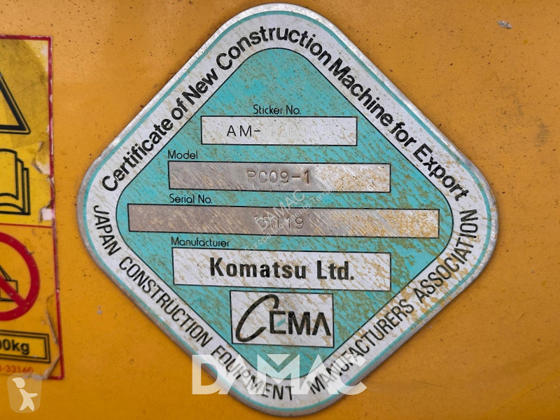 Escavatore Komatsu PC09