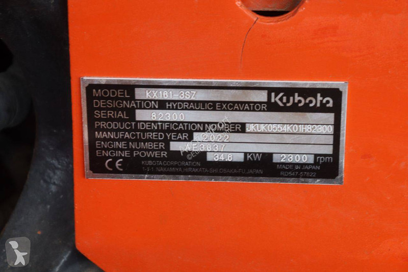 Excavadora Kubota SZ