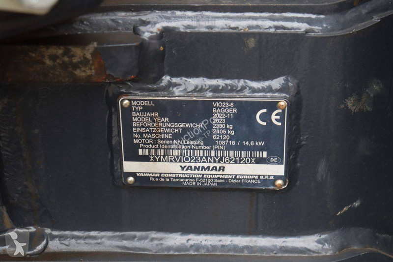 Skovel Yanmar ViO23-6