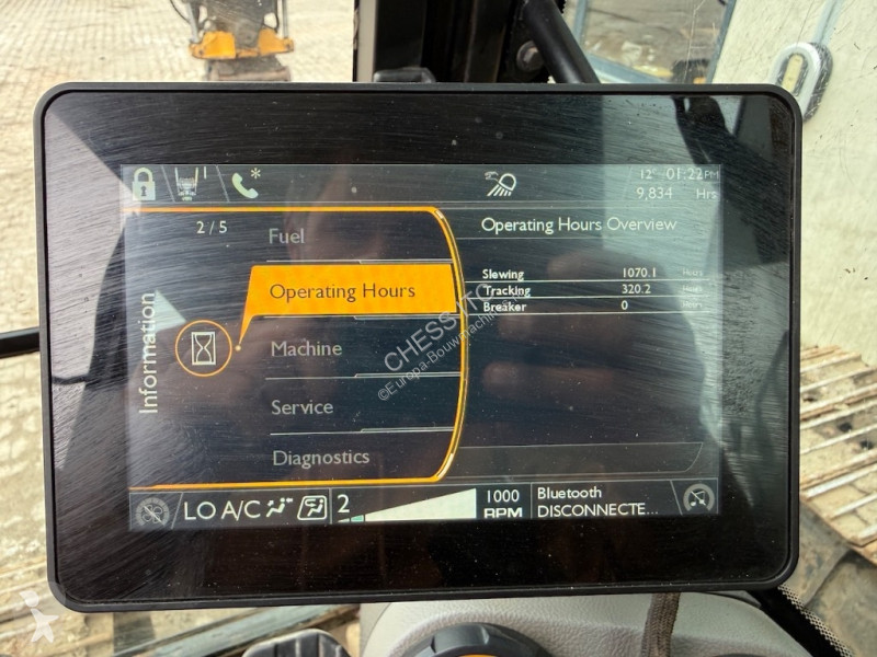 جرافة JCB 220 XL 4F - 220X LC - 220XL - 220X L4F