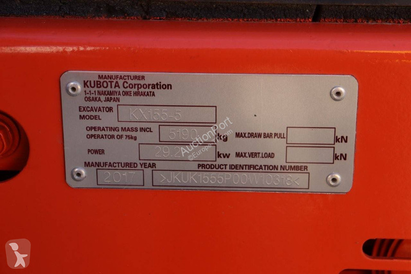 Graafmachine Kubota KX155-5