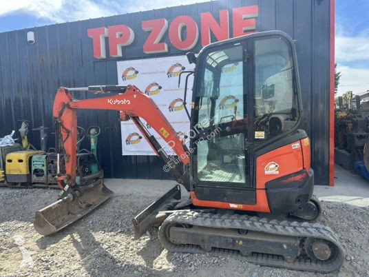 Graafmachine Kubota u27-4 cabine à 23500€ ht