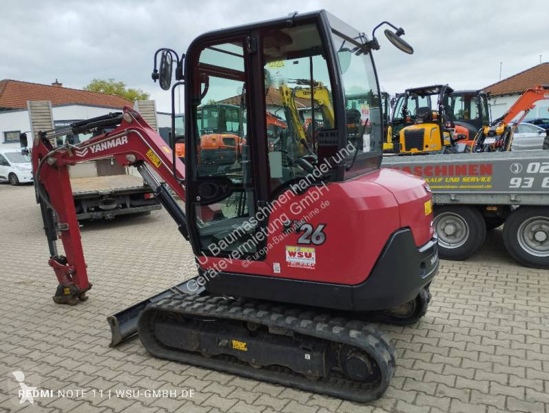 Graafmachine Yanmar SV26