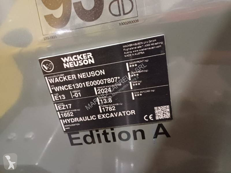 Escavatore Neuson EZ17